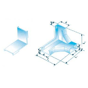 槽式下角垂直三通（tōng）蓋--體 XQJ-C-03G.