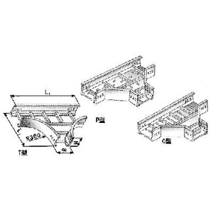 LJ（LMJ）-03AT-P-C型水平三通橋架（jià）