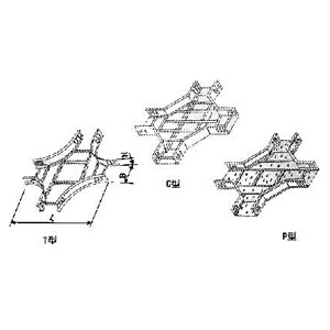 LJ（LMJ）-04AT-P-C型水平四通橋架
