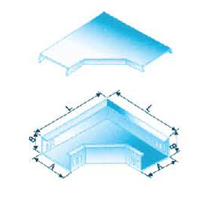 槽式水平彎通蓋--體 XQJ-C-024A
