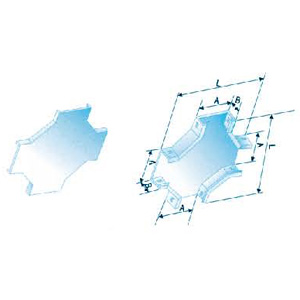 槽式水（shuǐ）平四通蓋--體 XQJ-C-04A.