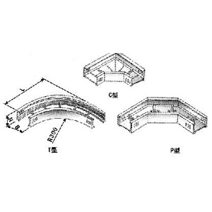 LJ（LMJ）-02AT-P-C型水平（píng）彎通橋架（jià） 