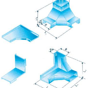 BHQ-C-3F型槽式上邊、下邊垂直三通