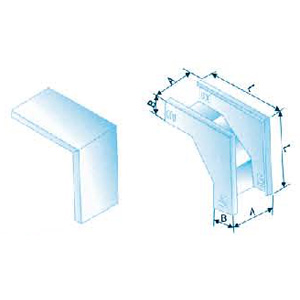 槽式垂直上彎蓋--體 XQJ-C-05A