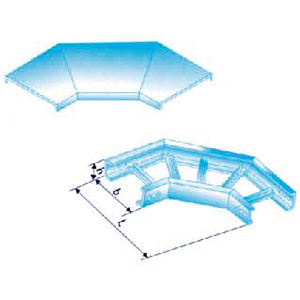 梯級（jí）式水平（píng）彎通橋架蓋--XQJ-TJ-02